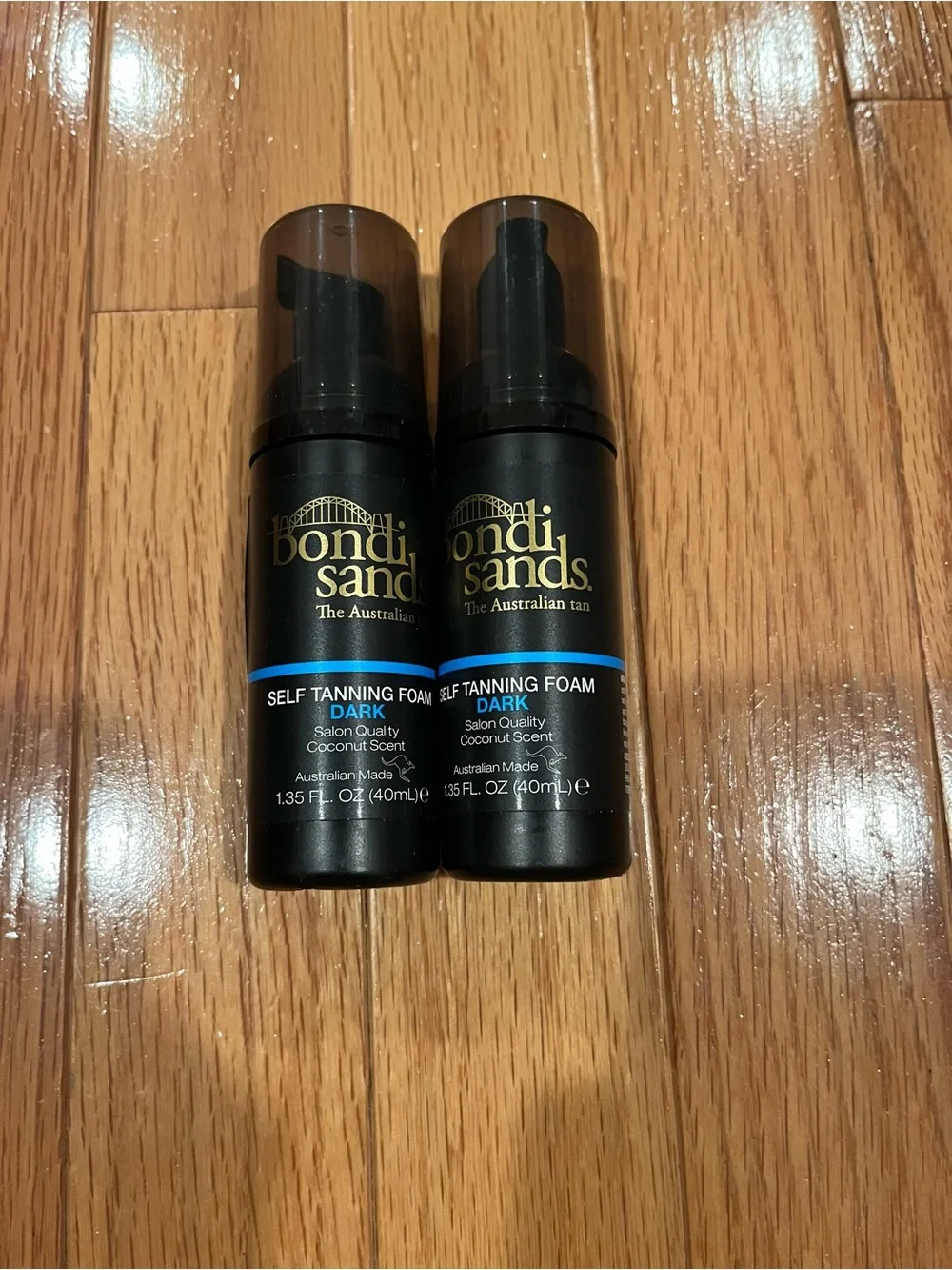 Bondi Sands Dark Self Tanning Foam - Black & Blue Pumps (2 Pack)